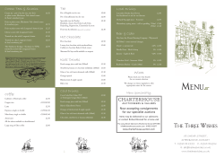10814 menu - The Three Wishes