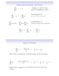 Chapter 9 - MA 123 &mdash; Fall 2008