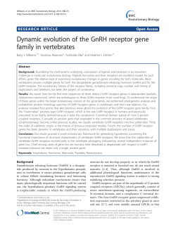 Dynamic evolution of the GnRH receptor gene family in vertebrates
