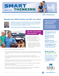 2011 Summer Newsletter