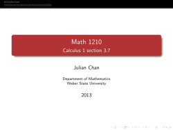 Lecture 3.7. - Weber State University