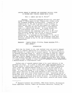 LOGGING DAMAGE TO DOMINANT AND CODOMINANT