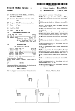 Smart card with plural external contact regions