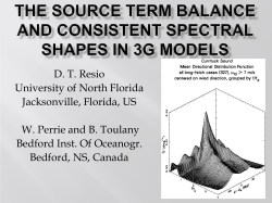 The Source Term Balance and consistent spectral shapes in 3G