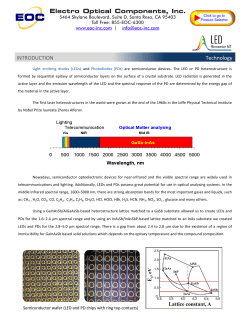 Mid IR LED Introduction - Electro Optical Components, Inc.