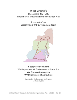 Final Phase II Watershed Implementation Plans
