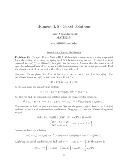 Select Solutions - Math-UMN - University of Minnesota Twin Cities