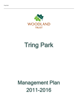 Management Plan - Woodland Trust