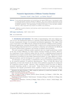 Parametrix Approximation of Diffusion Transition Densities