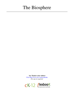 The Biosphere - cloudfront.net