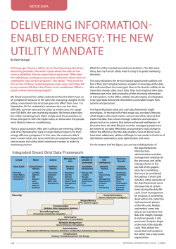 delivering information- enabled energy: the new utility