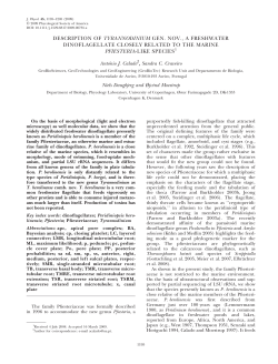 DESCRIPTION OF TYRANNODINIUM GEN. NOV., A FRESHWATER