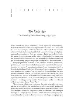 The Radio Age