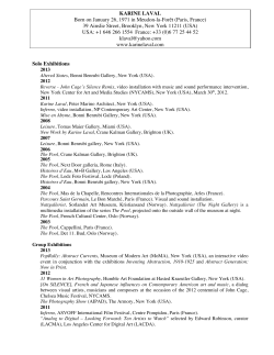 KARINE LAVAL Born on January 26, 1971 in Meudon-la