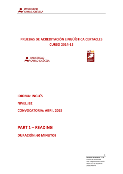 part 1 &ndash; reading