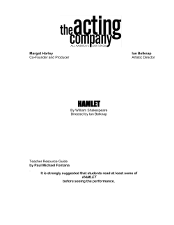 HAMLET - Valley Performing Arts Center