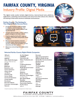 Digital Media - Fairfax County Economic Development Authority