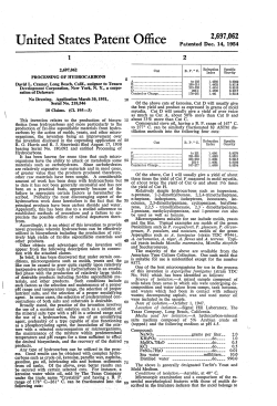 Processing of hydrocarbons