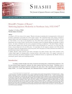 Print this article - Shashi: the Journal of Japanese Business and