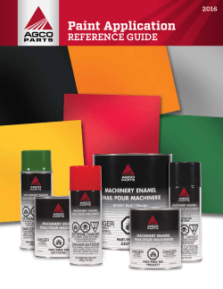 AGCO Paint Application Guide