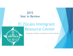 El Zocalo Year in Review 2015