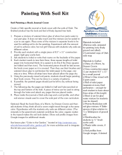 Painting With Soil Kit - Utah Agriculture in the Classroom