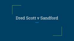 Dred Scott v Sandford
