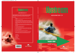 Upstream Advanced C1 Teacher`s Book