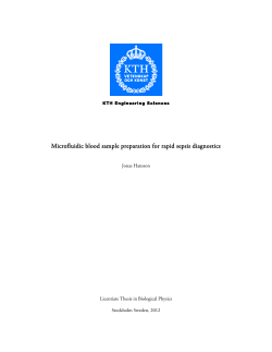 Microfluidic blood sample preparation for rapid sepsis