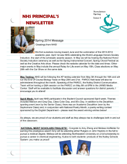 nhs principal`s newsletter