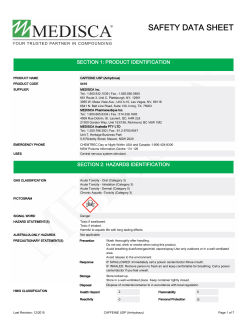 safety data sheet