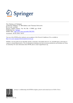 The Politics of Flatland