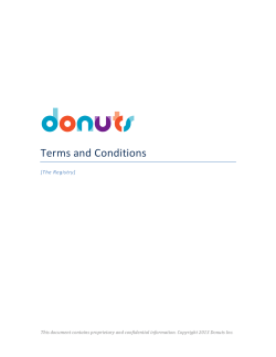 Donuts FINAL Registry-Registrar Agreement (October