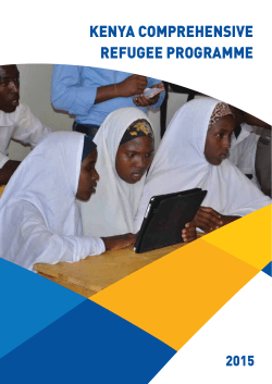kenya comprehensive refugee programme