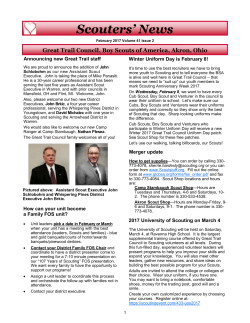 February 2017 - Great Trail Council