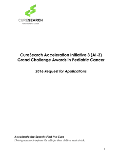 CureSearch Acceleration Initiative 3 (AI