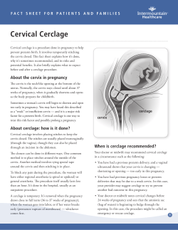 Cervical Cerclage - Intermountain Healthcare