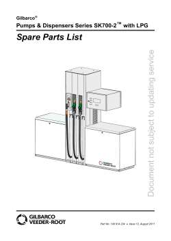 Spare Parts List - grit service technology
