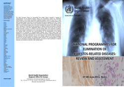 national programmes for elimination of asbestos