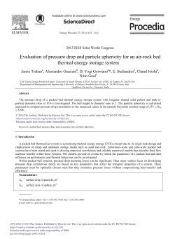 Evaluation of Pressure Drop and Particle Sphericity for an Air