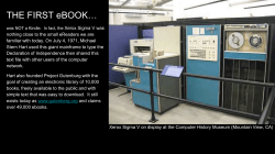 THE FIRST eBOOK&hellip; - Calcasieu Parish Public Library