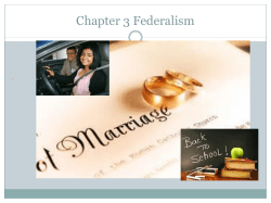 Chapter 3 Federalism - Liberty Union High School District