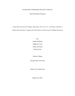 Connections between the Niagara Movement, the N.A.A.C.P., and