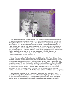 coach, Jerry Riordan