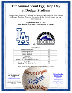 Scout Egg Drop - 2012