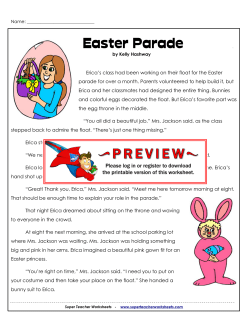 Easter Parade - Super Teacher Worksheets