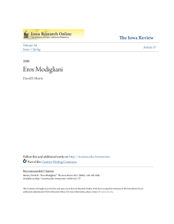Eros Modigliani - Iowa Research Online