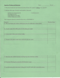 8.Potassium chlorate gives potassium chloride plus oxygen
