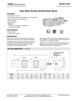 Datasheet - Vishay Precision Group