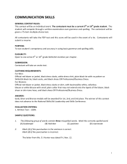 communication skills